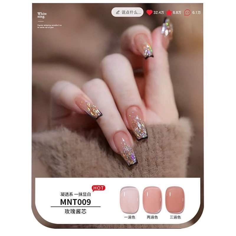 Sơn gel tone màu thạch siêu hot MNT (MUA 10CHAI TẶNG 1CHAI)