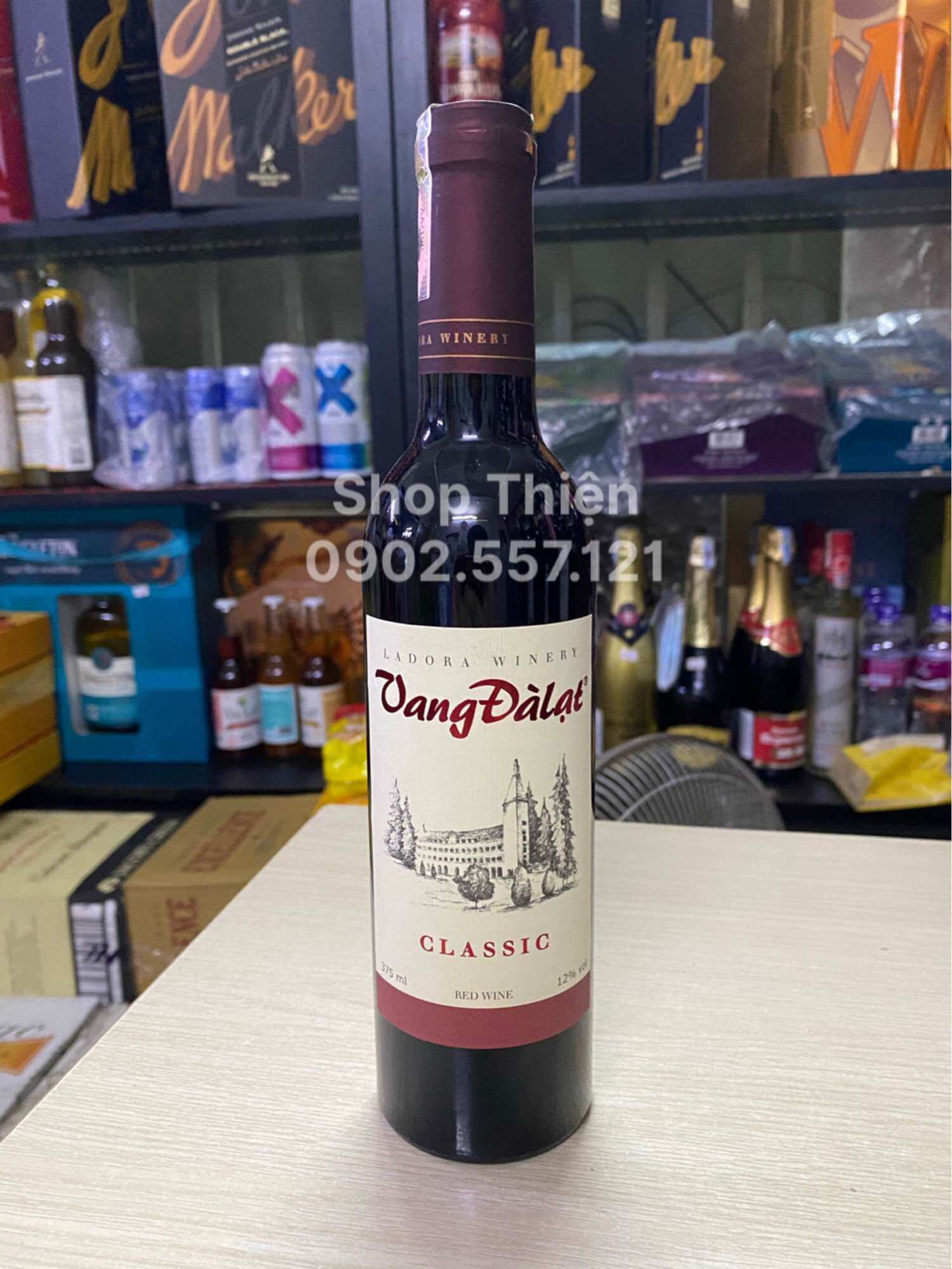 Da Lat Classic Wine 12% 375ml - Small Bottle