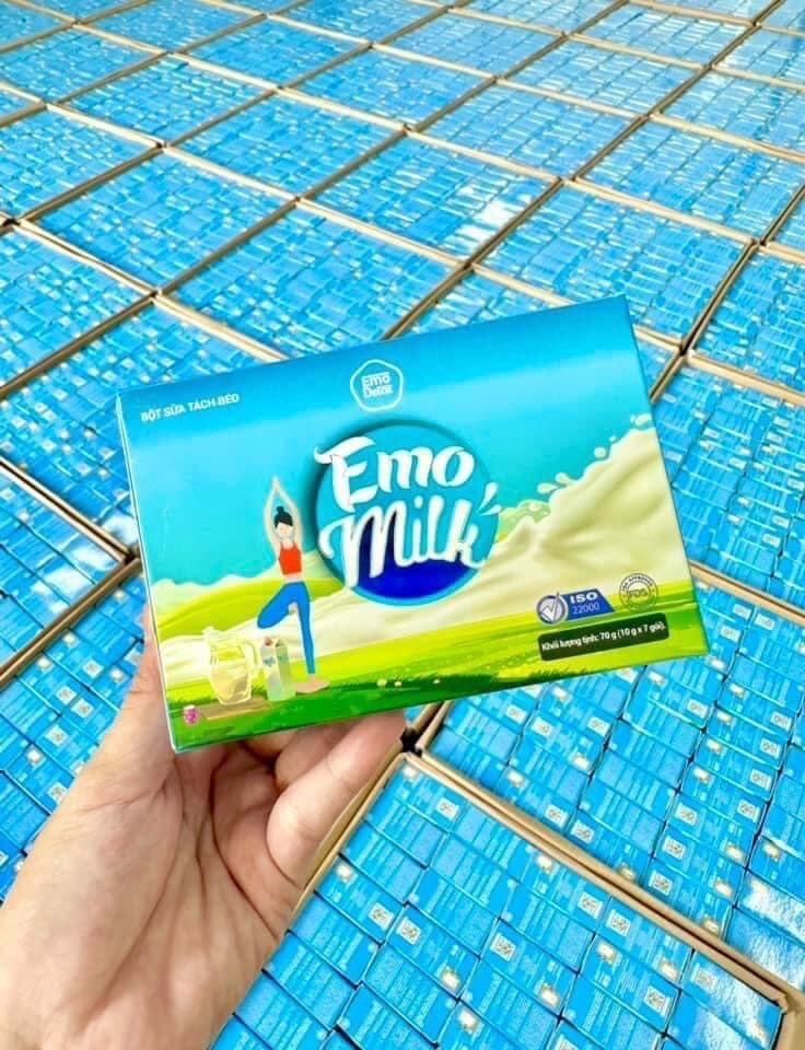 [ CHE TÊN SẢN PHẨM + QUÀ XỊN ]] Giảm cân cấp tốc vị sữa bò Emodetox