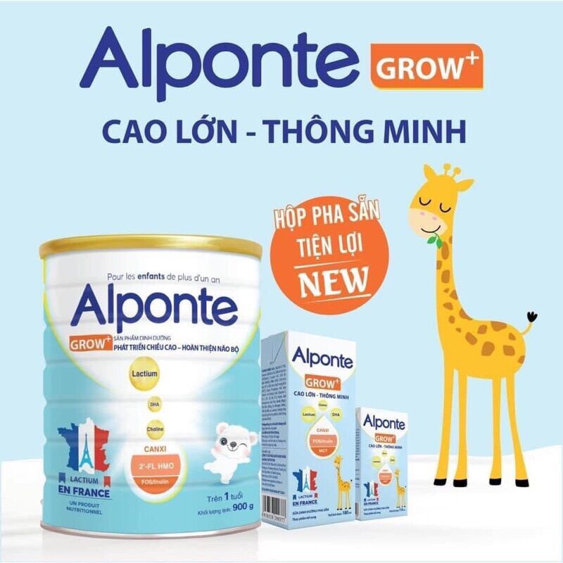 Sữa bột Alponte Grow+ 900g