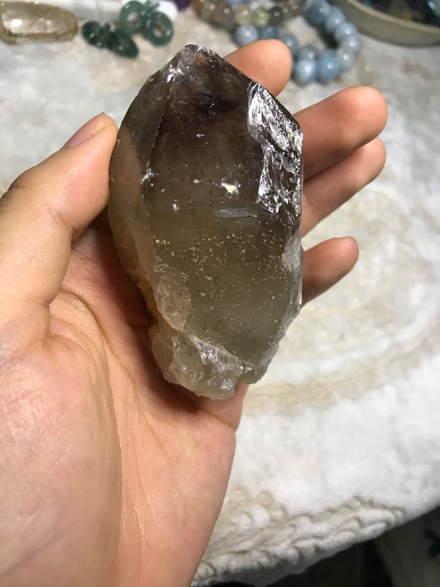 Các set 30/50/100 gam đá thanh tẩy thạch anh khói Smoky Quartz