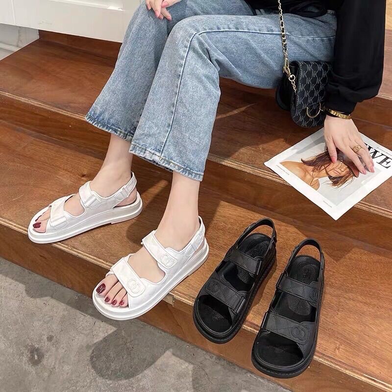 SANDAL NỮ TRẦN TRÁM CAO SU DẺO