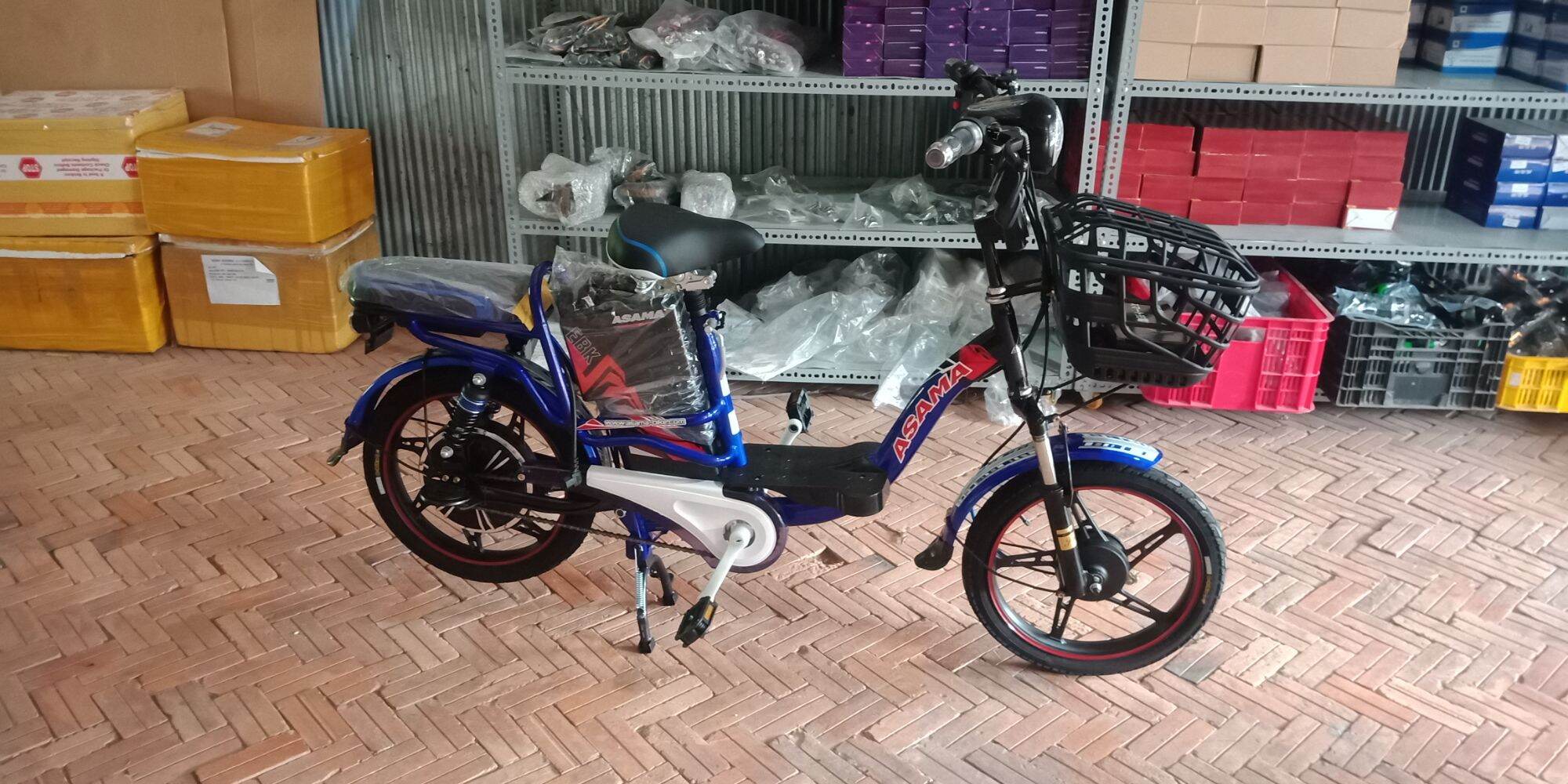 xe đạp điện asama mới 48v cao cấp