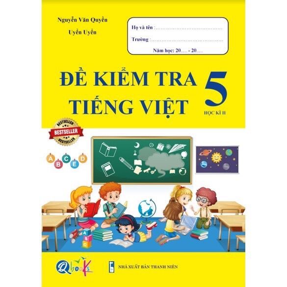 Sách - Đề Kiểm Tra Tiếng Việt Lớp 5 - Tập 2 1 cuốn