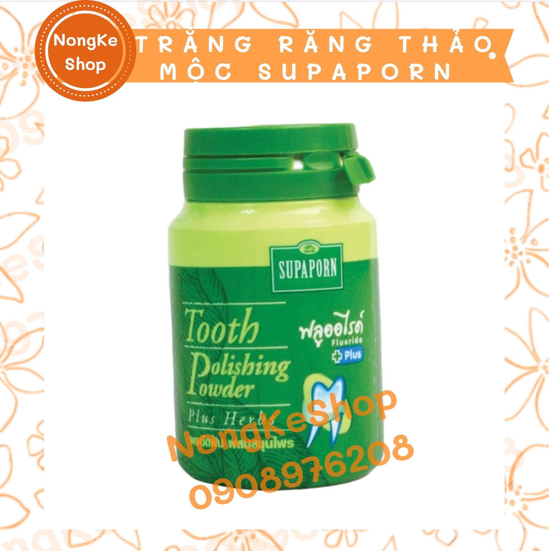 Bột trắng răng thảo mộc supaporn thái lan