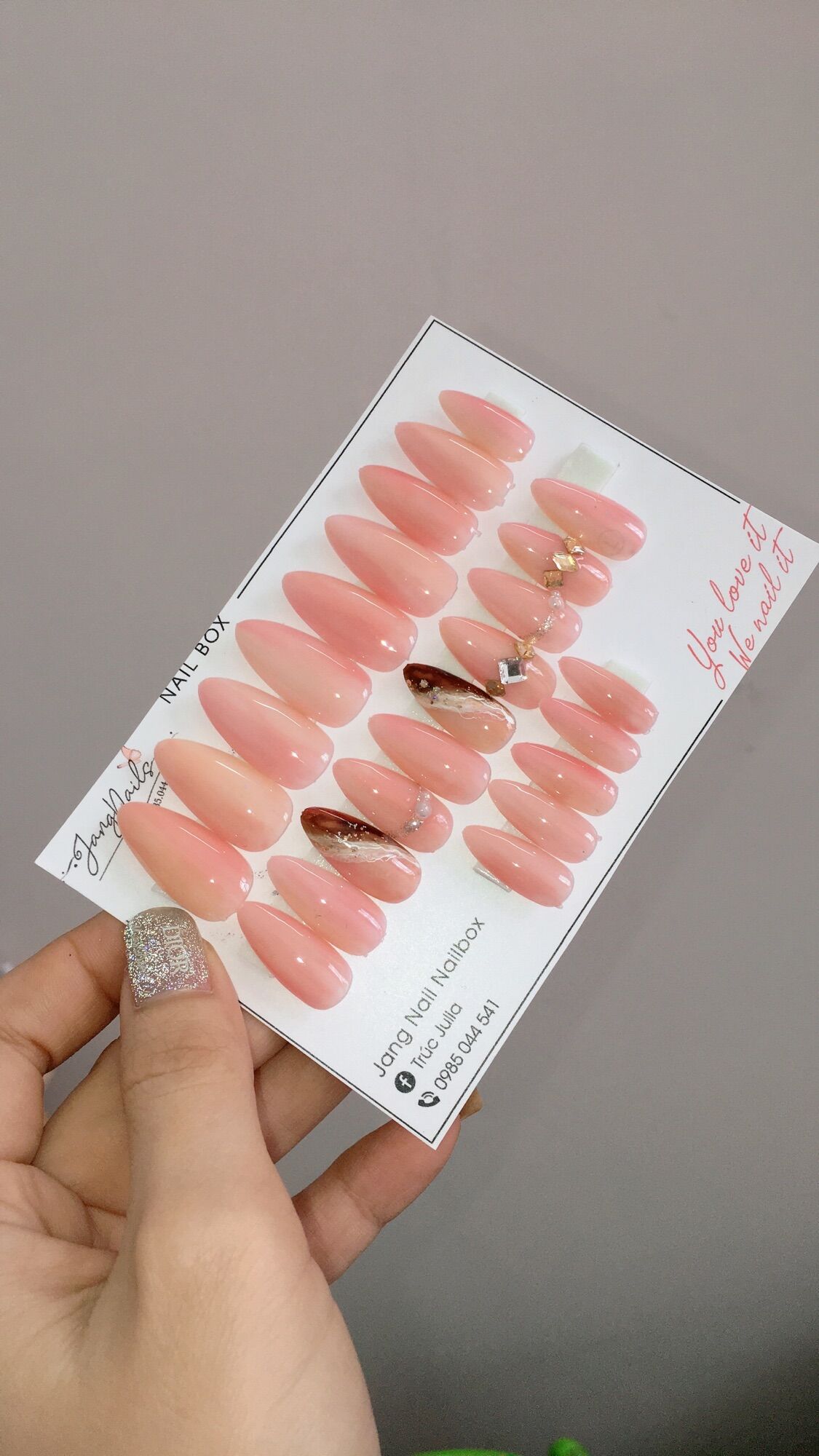 ( có ảnh thật) A1/ móng tay giả/nailbox/nail thiết kế