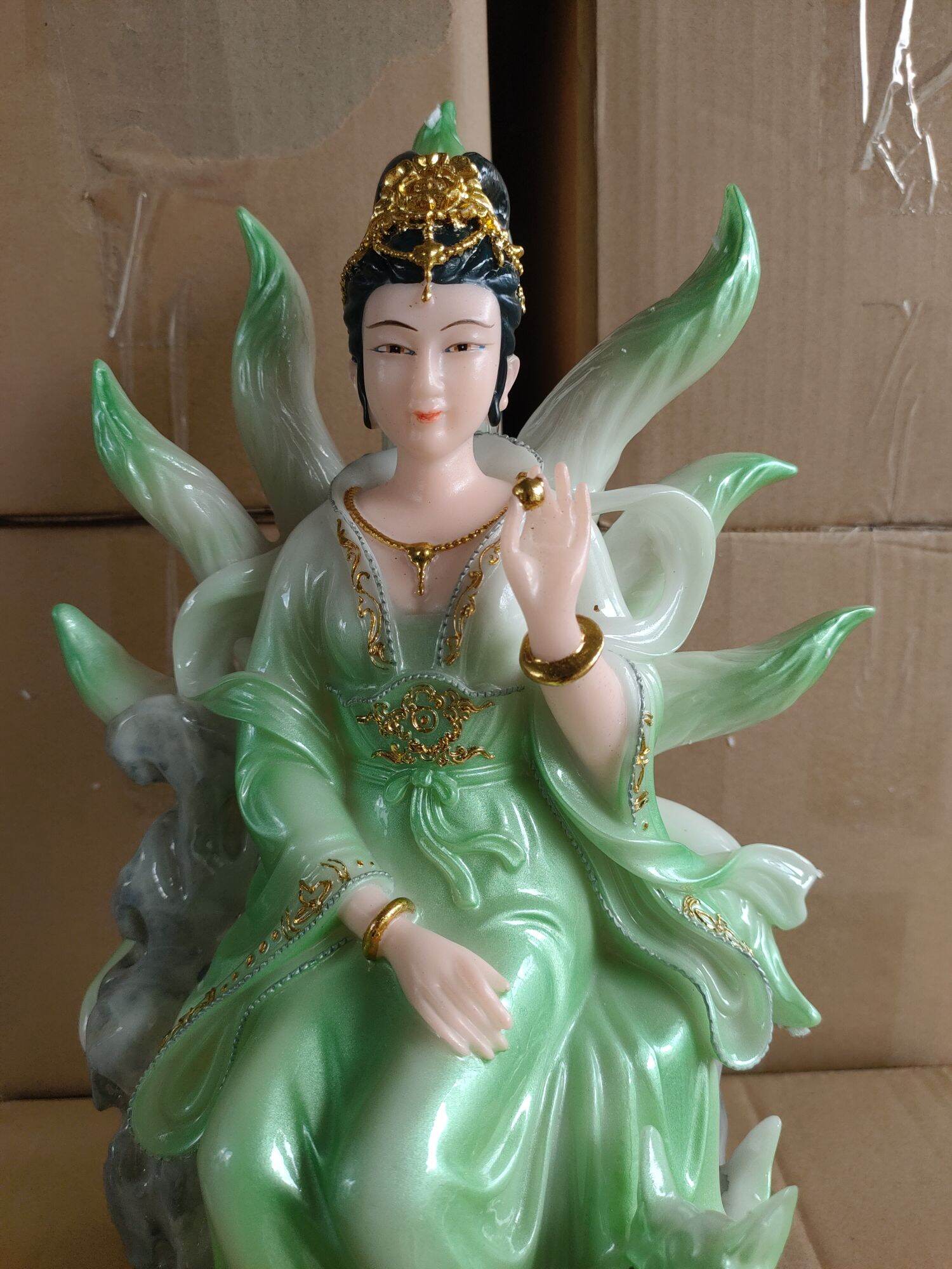 Tượng Hồ Ly Tiên cao 30cm