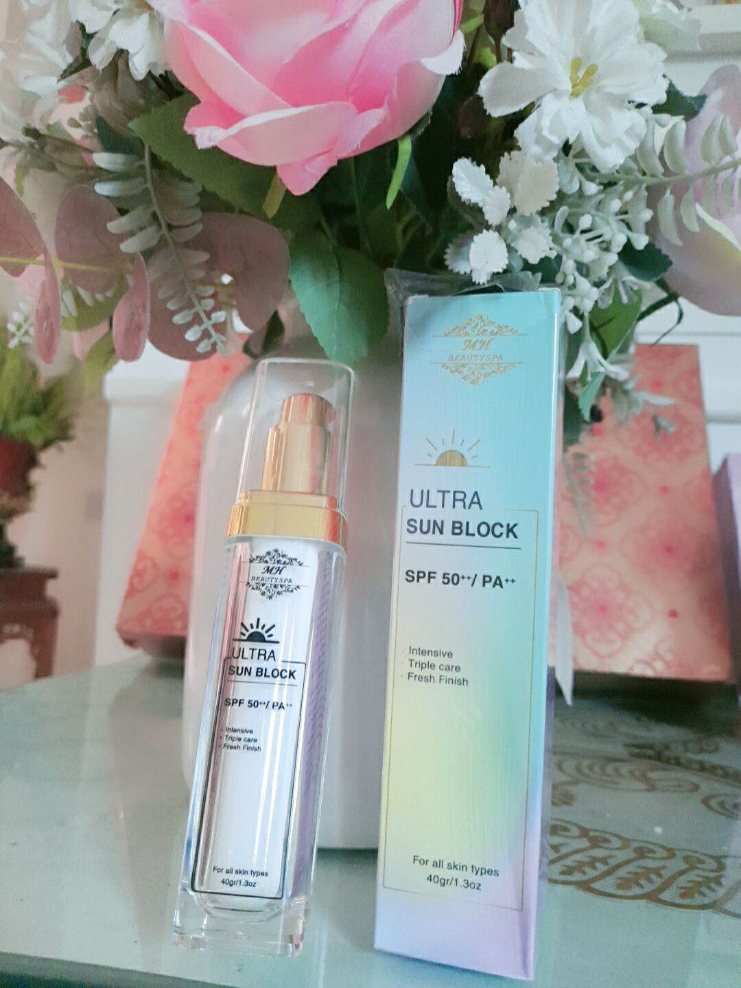 (TẶNG NƯỚC HOA MH) kem chống nắng makeup MH Beauty Spa