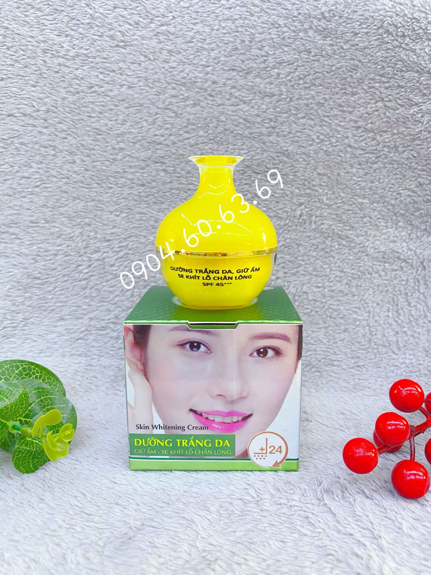 Kem miền thảo mộc 10g dưỡng trắng da-giữ ẩm-se khit lỗ chân lông