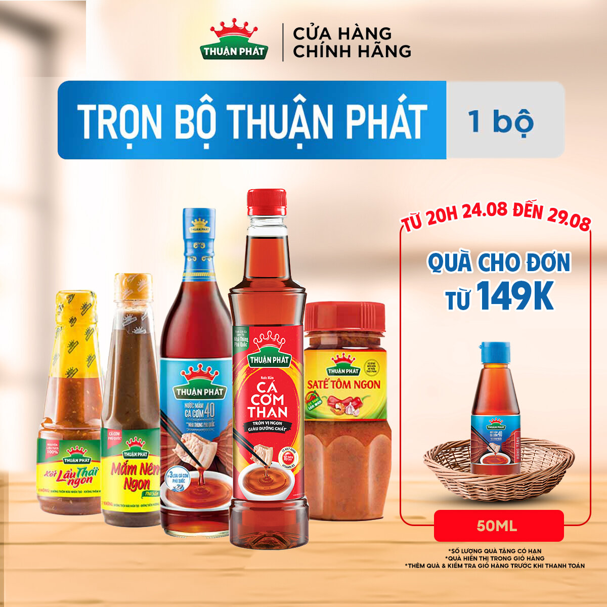 Bộ gia vị Thuận Phát từ nguyên liệu tự nhiên 100% - Tươi tự nhiên. Ngon tròn vị