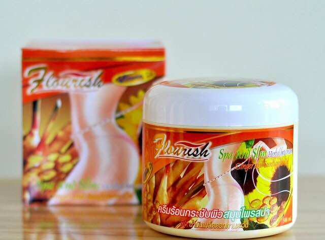 Kem tan mỡ gừng flourish thái lan 500ml