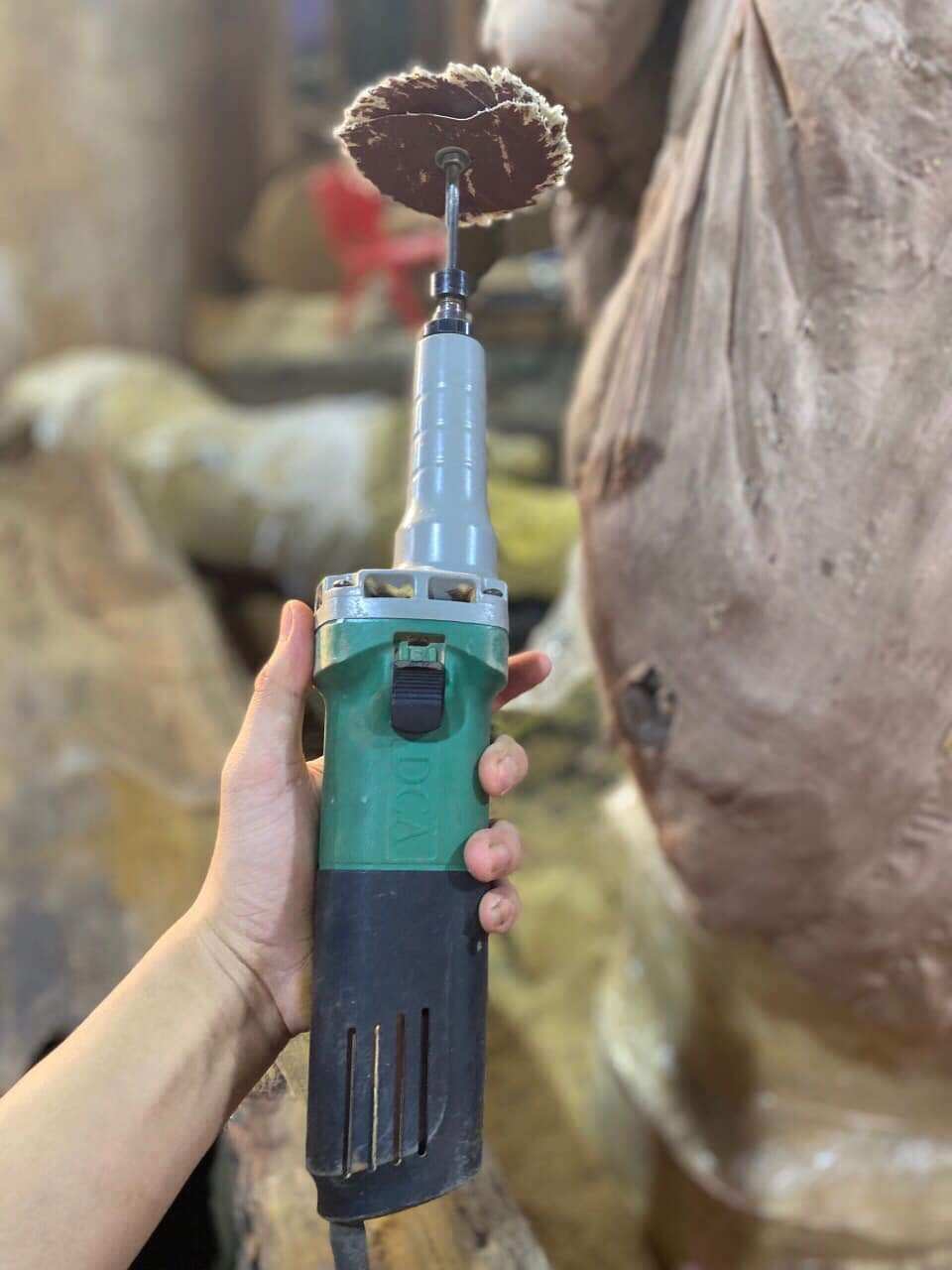 Máy quật nhám gỗ , quật cước dca hàng chính hãng