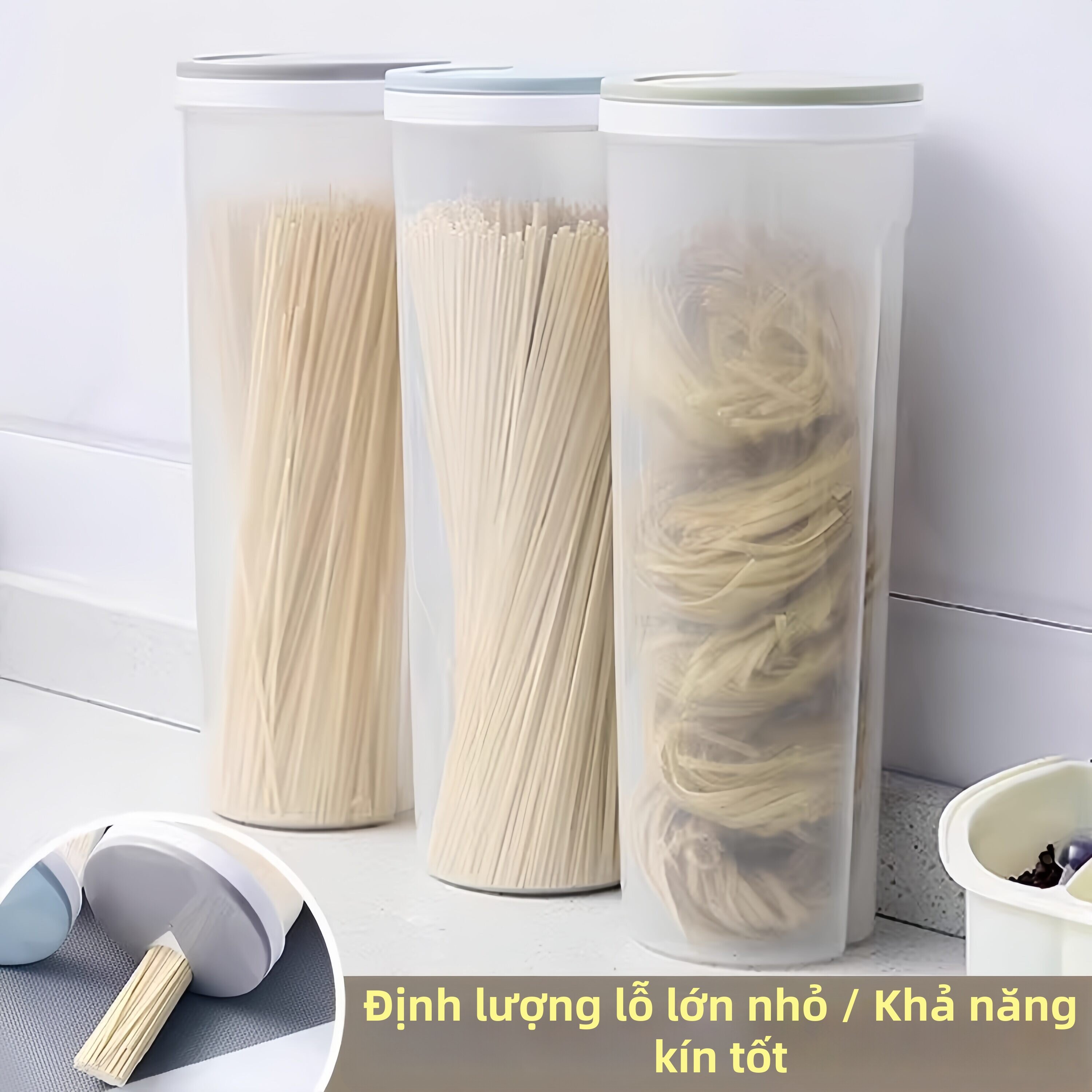 Food-grade Kitchen Storage Container Sealable Giá 156,000 Đồng*Miễn phí vận chuyển