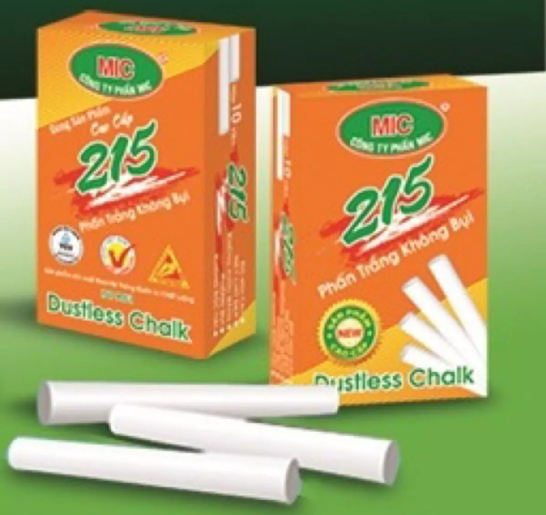 Phấn không bụi trắng / màu ( 1 hộp/ 10 viên)