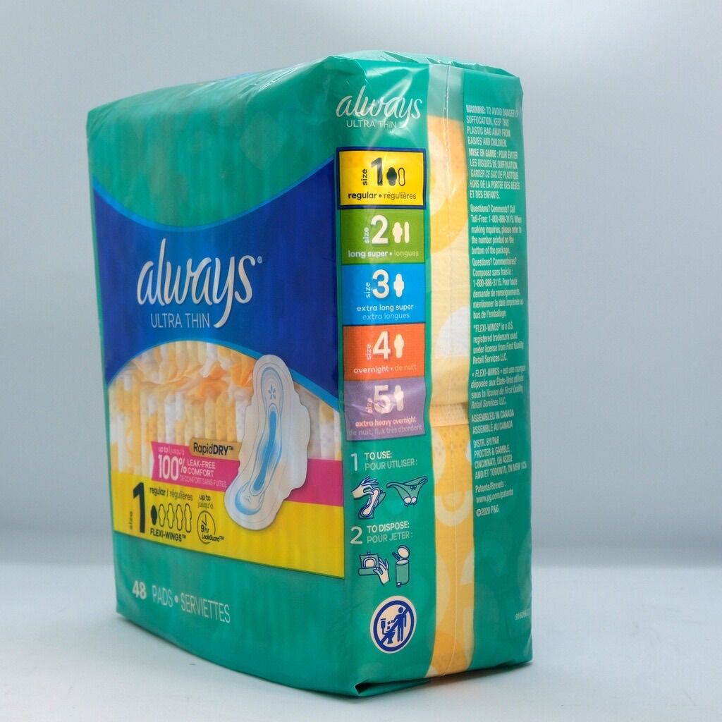 BĂNG VỆ SINH ALWAYS ULTRA THIN (46 MIẾNG) - Size 2