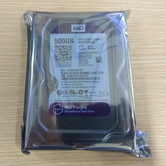 Ổ cứng Camera HDD WD Purple 500Gb chuyên đầu ghi camera