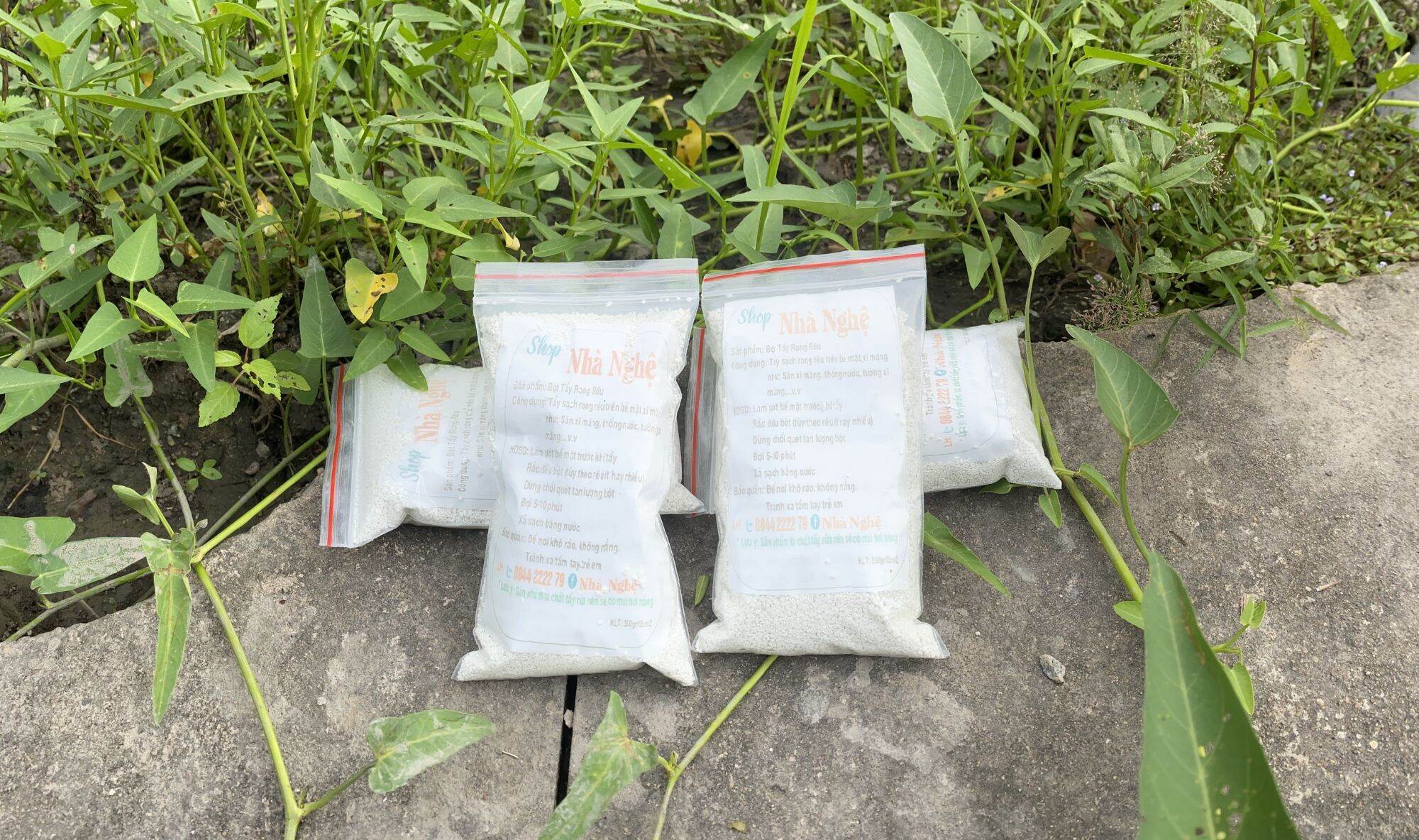 Bột tẩy rong rêu