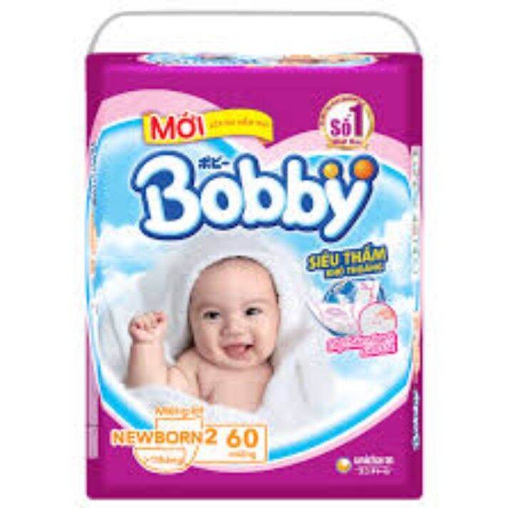 Miếng lót bobby newborn 2 60 miếng