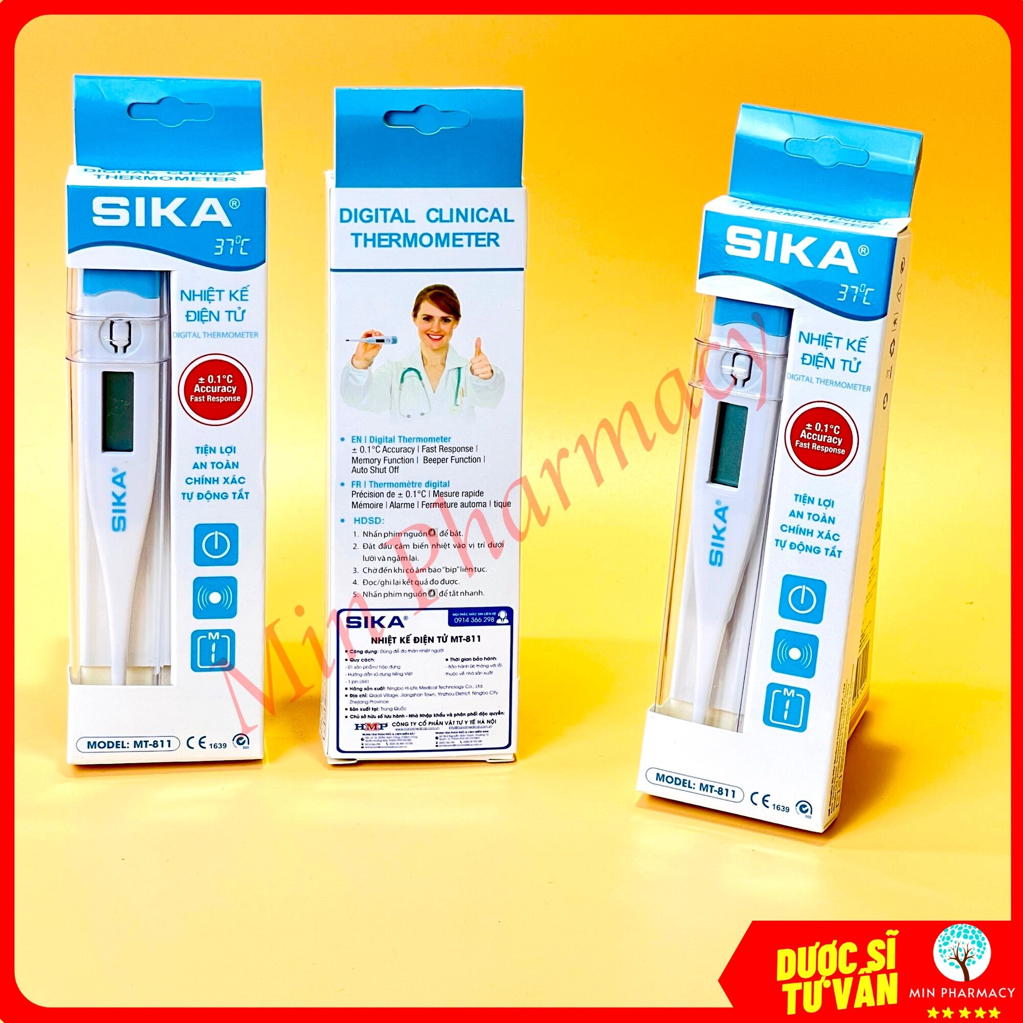 Nhiệt Kế Điện Tử SIKA - Minpharmacy