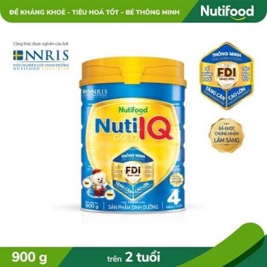 Sữa Nuti IQ Gold Gold 4 900g - Cho Bé từ 2-6 tuổi thumbnail