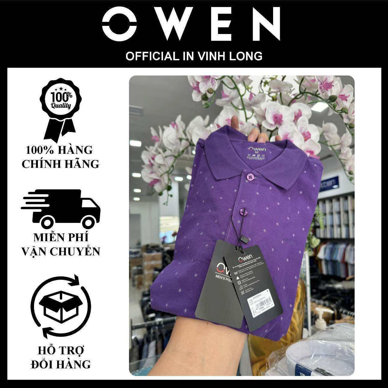 Áo Polo nam Owen form SlimFit còn size M