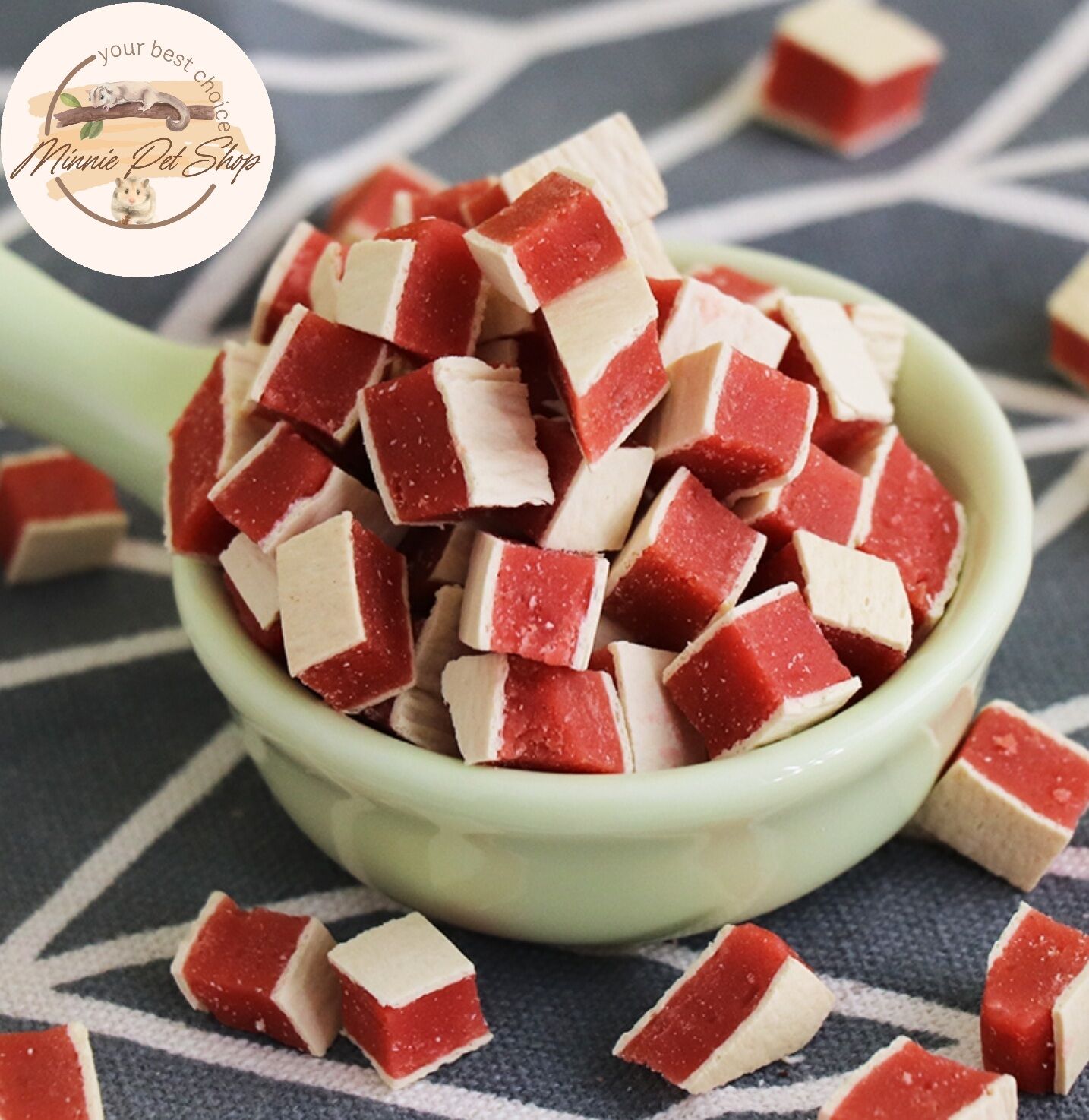 Sushi bò cuộn thức ăn cho Hamster, Sóc bay Úc (100g)