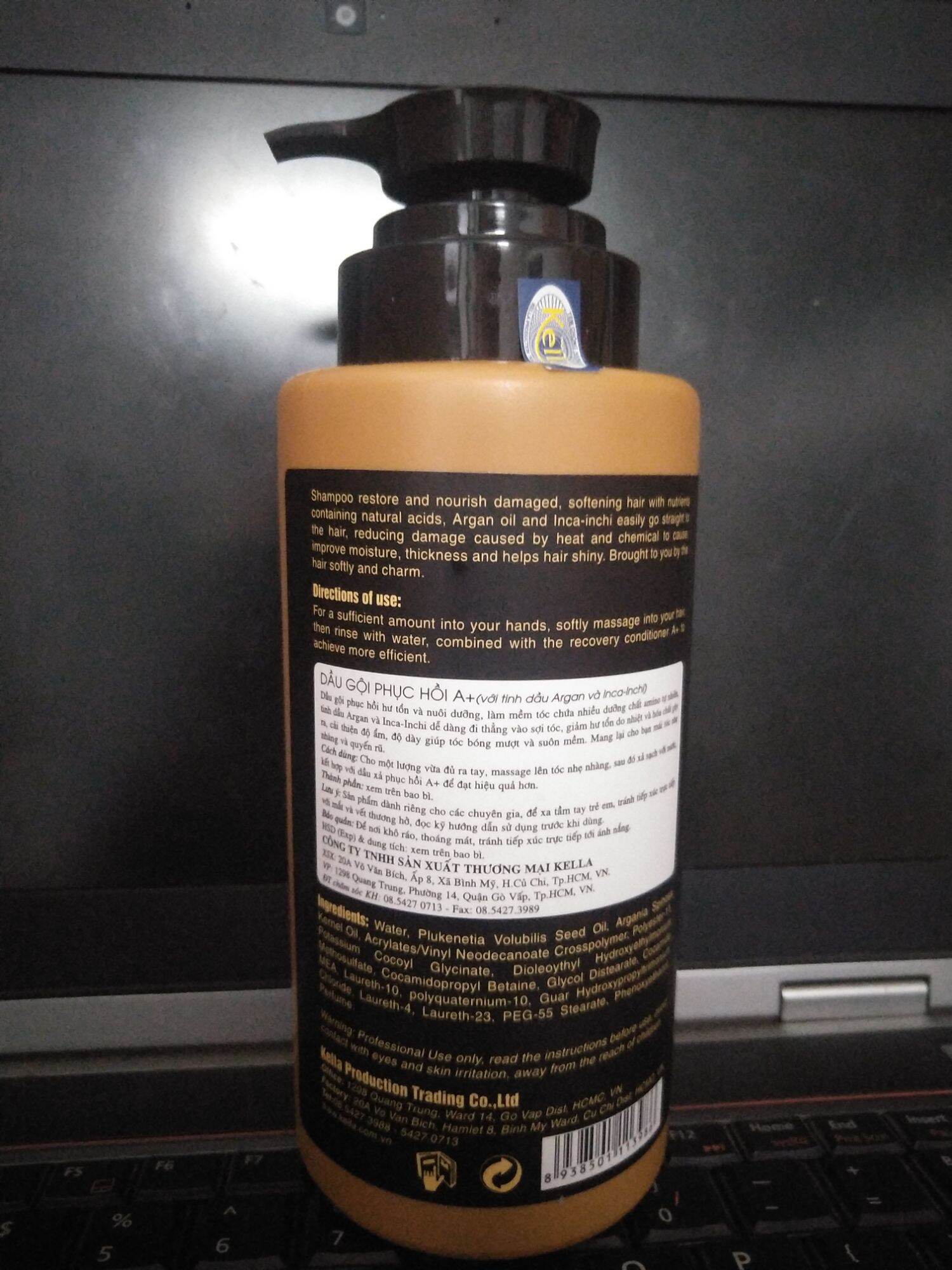 [HCM]dầu gội phục hồi Kella A+  Extra Rich 500ml