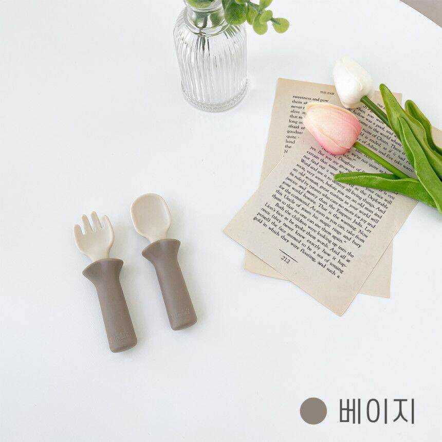 SET THÌA DĨA ĂN DẶM BLUEMAMA CHO BÉ