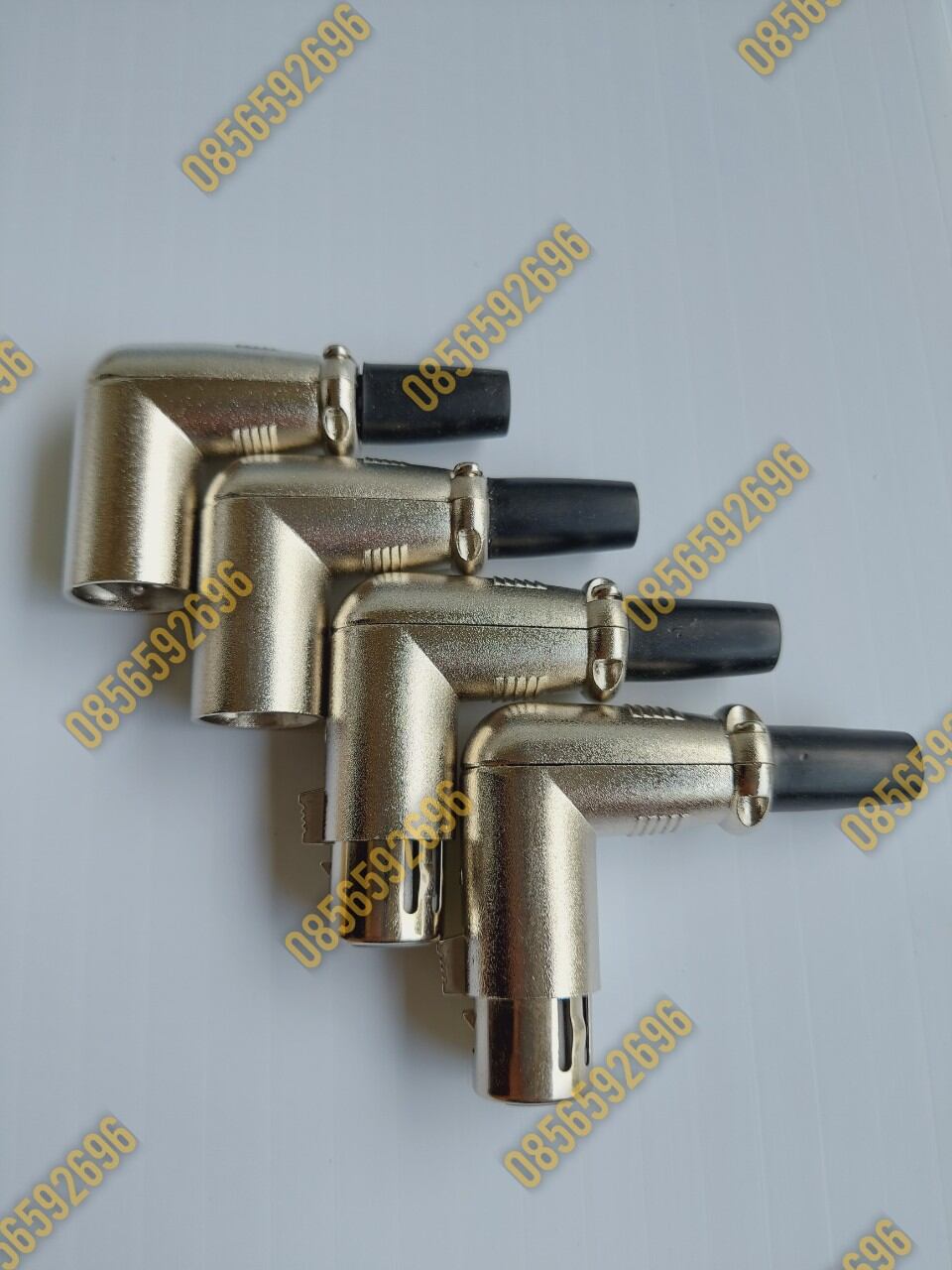 Jack cắm canon cong không xoay, bộ 2 cặp 2 dương 2 âm
