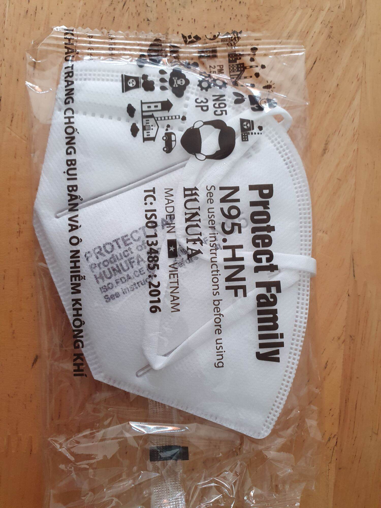 Hộp 10c khẩu trang N95 5 lớp, CÓ VAN THỞ