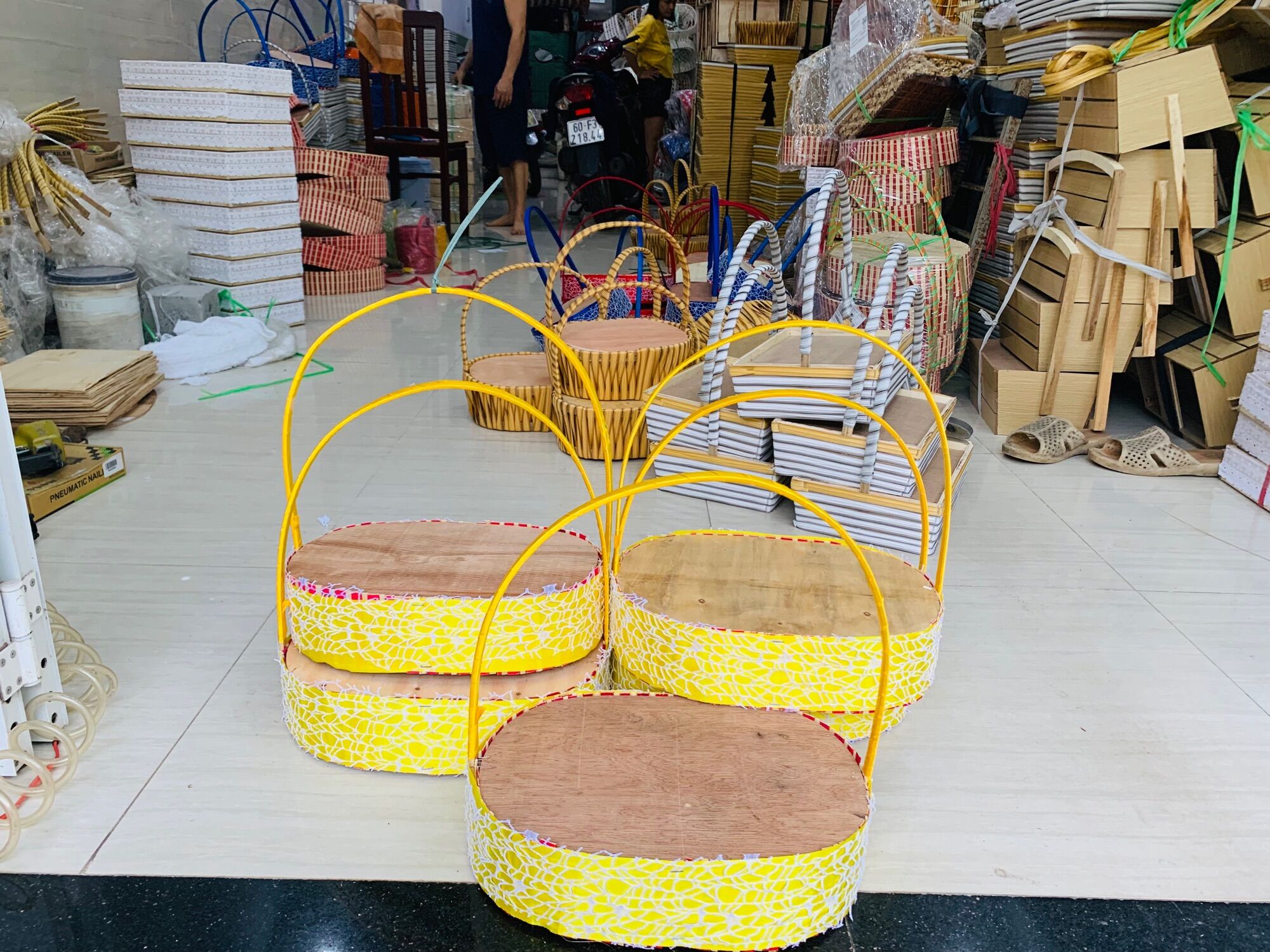 Giỏ đựng hoa quả, quà biếu, giỏ quà tết, giỏ trái cây giá sỉ