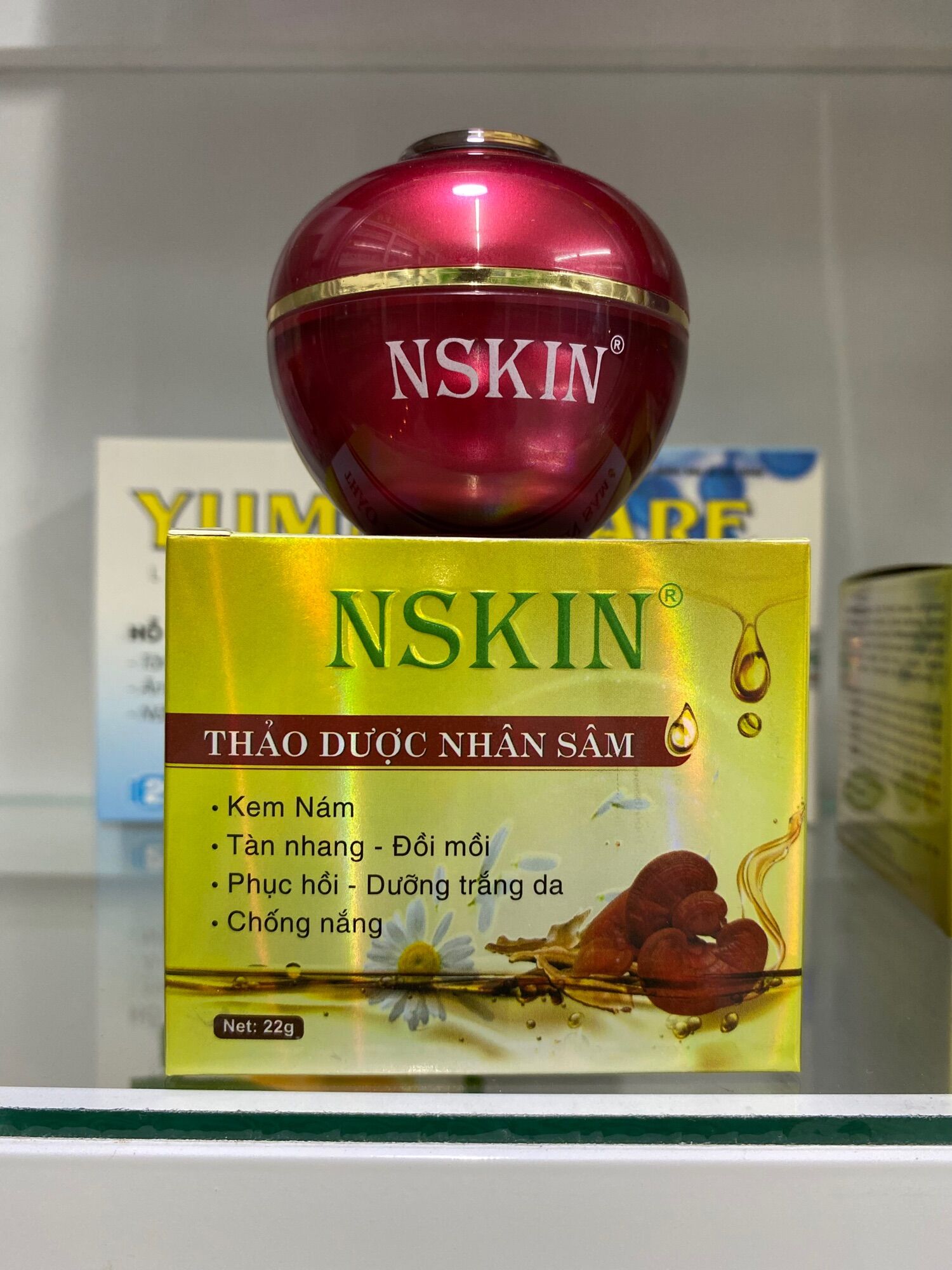 Kem nám Thảo dược nhân sâm NSKIN (hộp 22g)