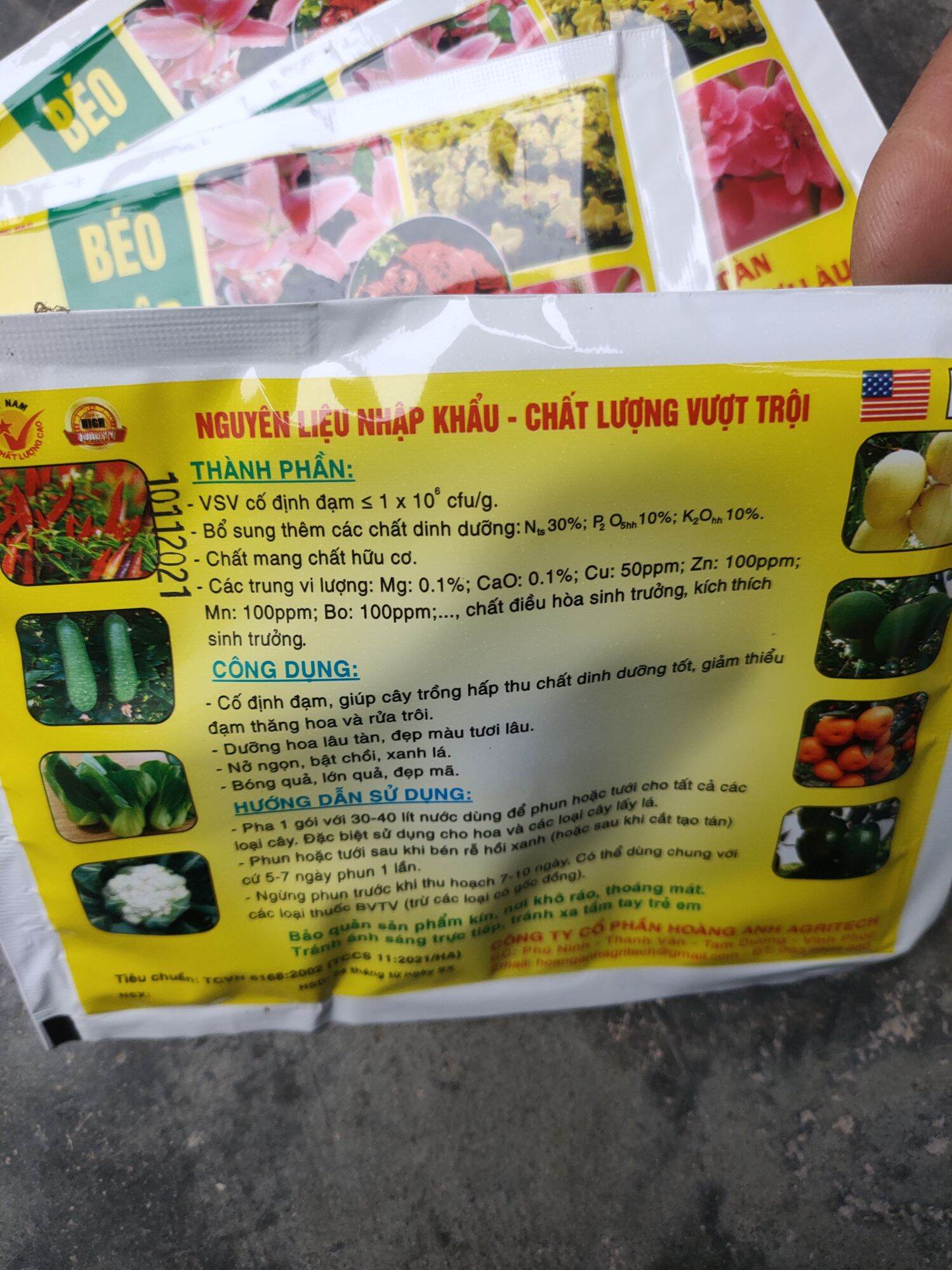 phân bón lá chuyên dùng cho hoa, cây cảnh Béo Mập