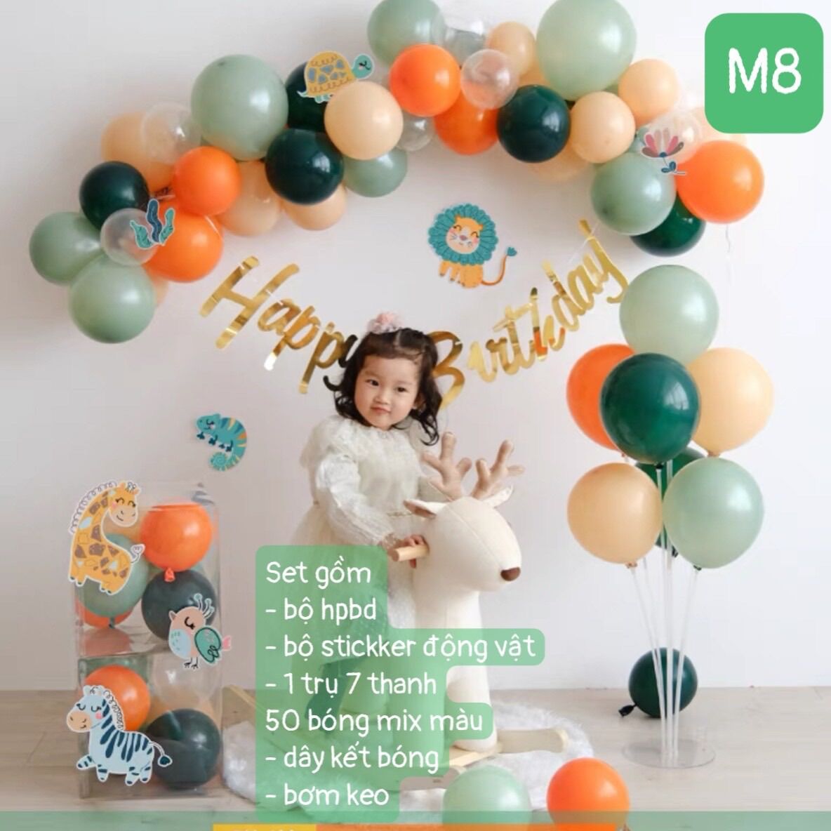 Set trang trí sinh Nhật khủng Long