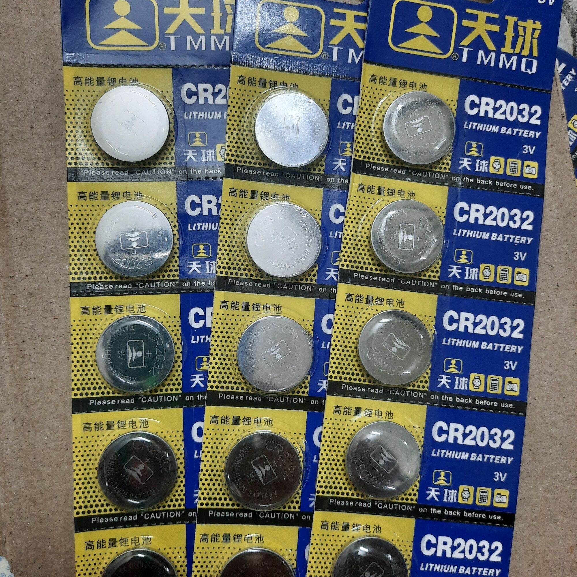 1vỉ 5 viên pin cr2032 lithium  3v