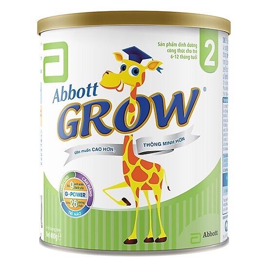 Sữa bột Abbott grow 2 lon 400gr