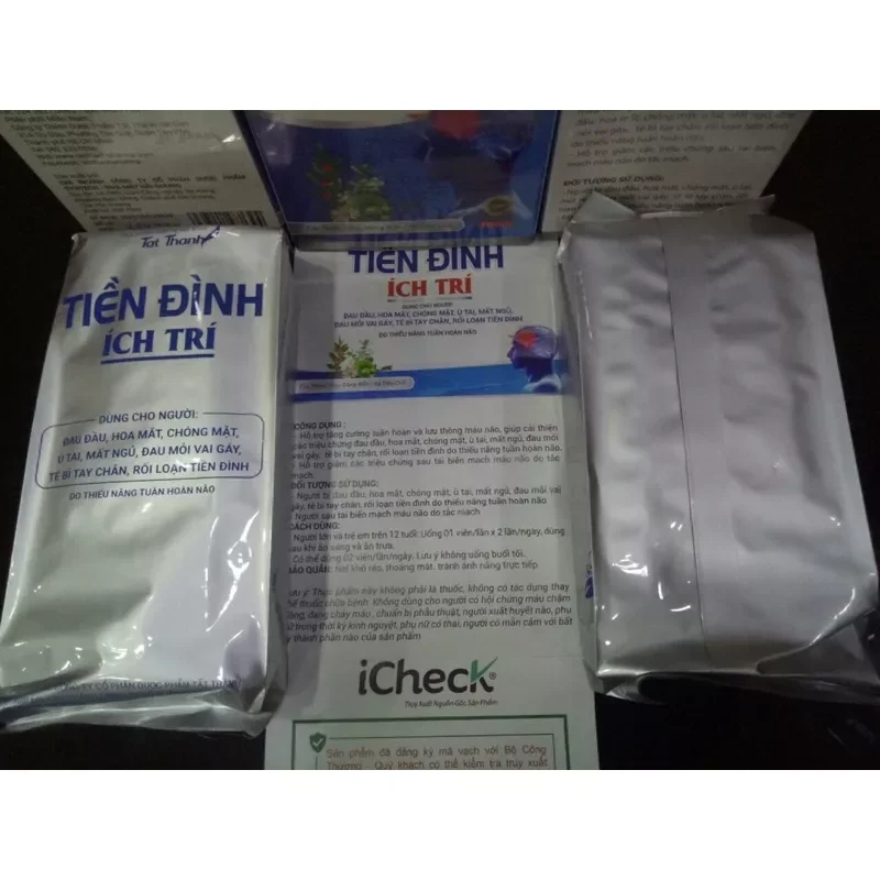 Tiền Đình Ích Trí  hộp 60 viên