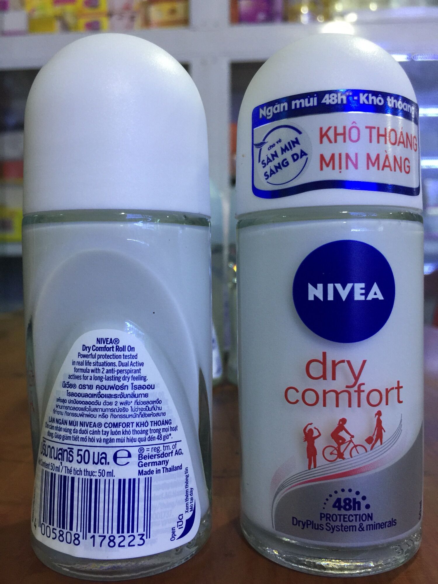 [HCM]Combo 2 chai lăn NIVEA khô thoáng nữ (50ml)