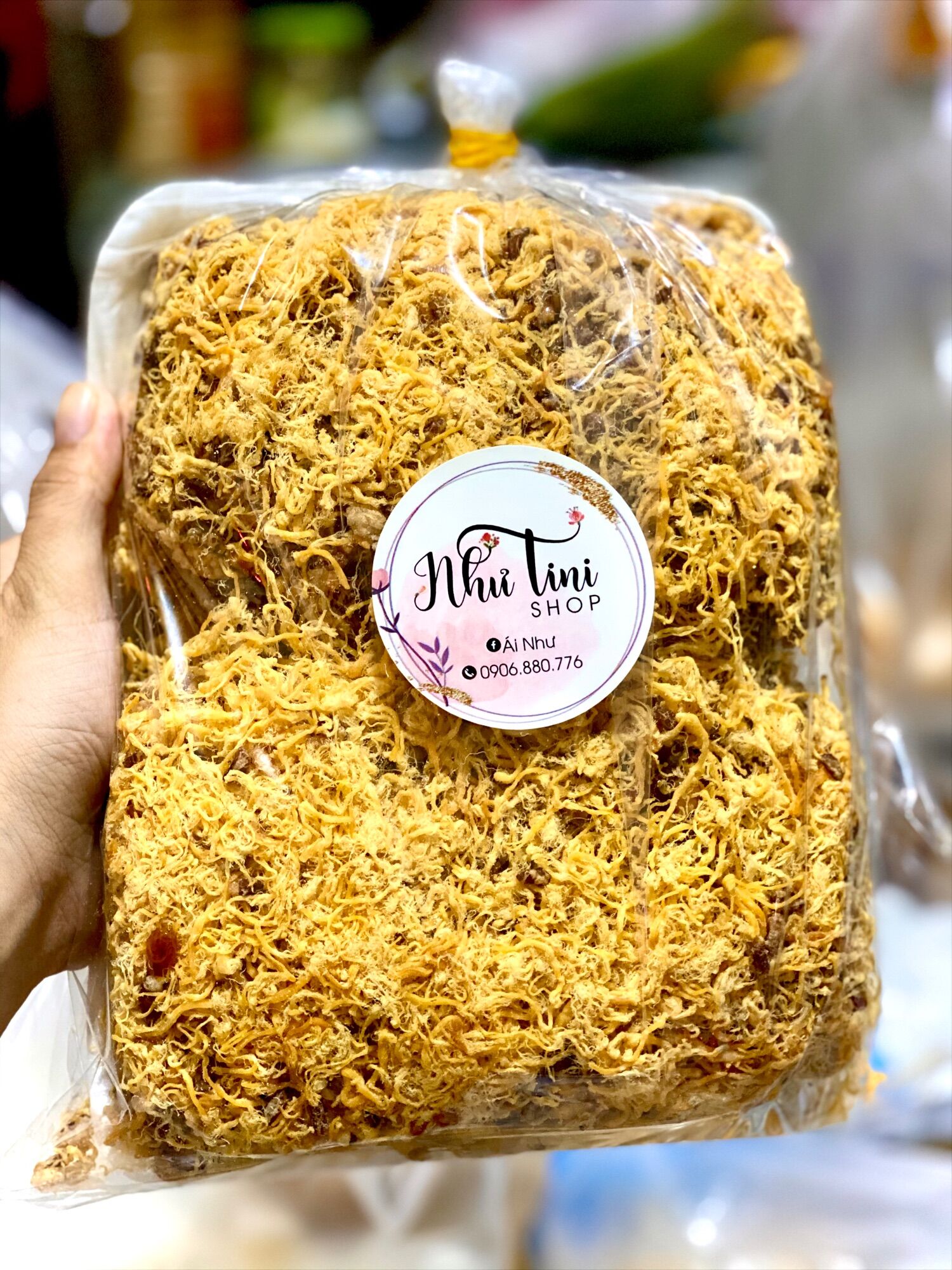 Cơm cháy gạo lứt chà bông ái như