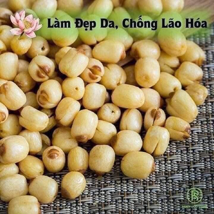 Gói 500gr Hạt Sen Huế sấy giòn ăn liền (món ngon ngày tết)