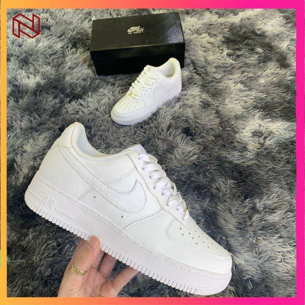 Giày thể thao AF1 trắng đẹp - giày sneaker năm nữ full box bill