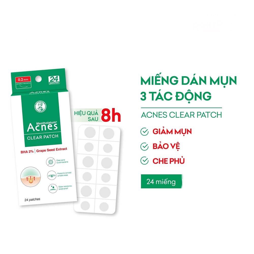 Miếng Dán Mụn Acnes Clear Patch 24 Miếng