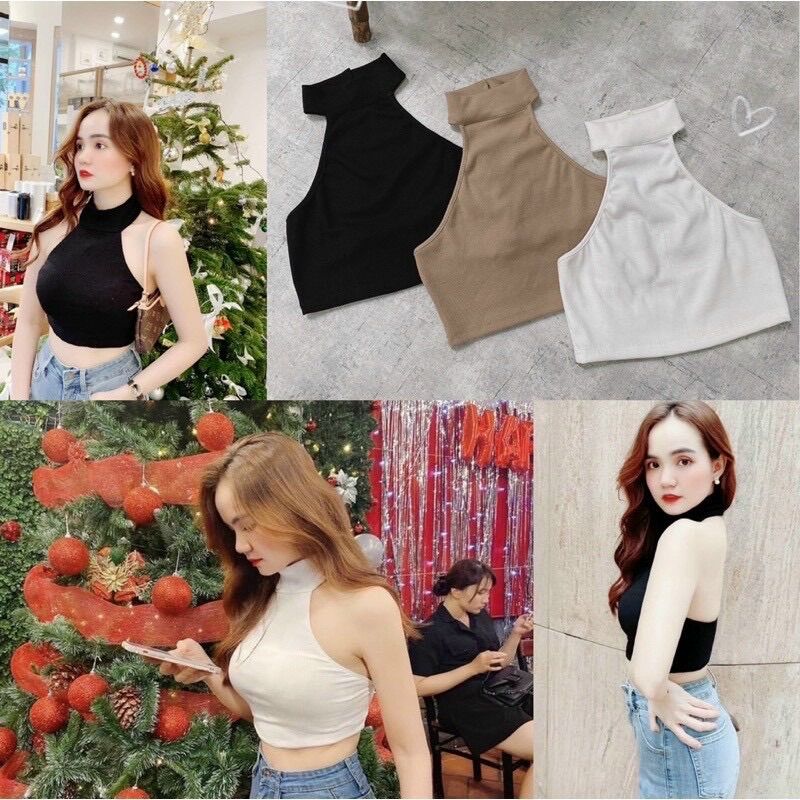 Áo Croptop Yếm Hở Lưng