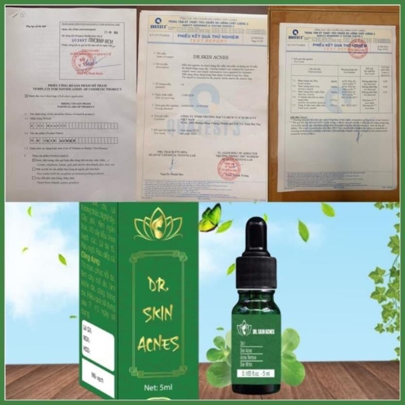 (cam kết chính hãng) SERUM XÓA MỤN THÂM DR.SKINACNES ( Dr.skin acnes )