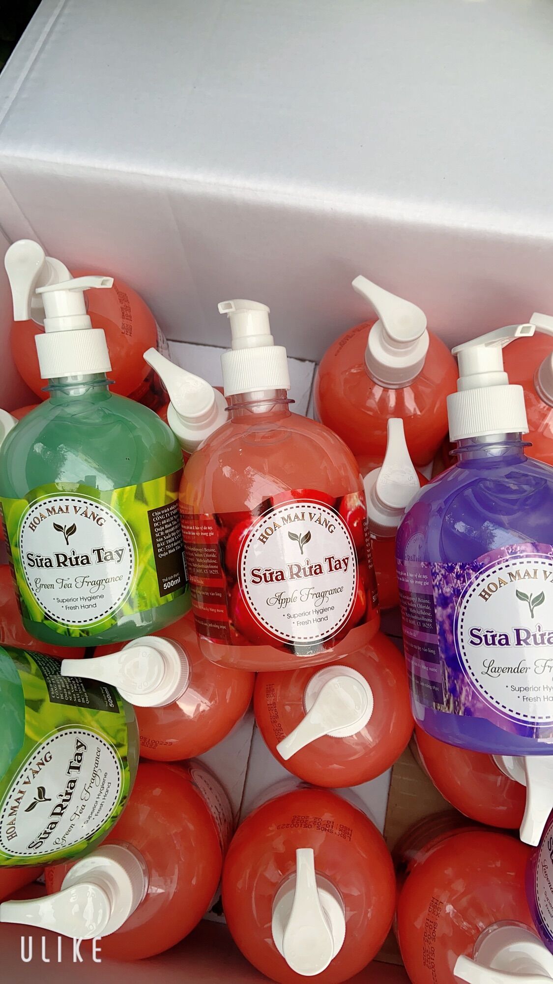 Nước rửa tay sạch khuẩn hương hoa-Chai 500ml