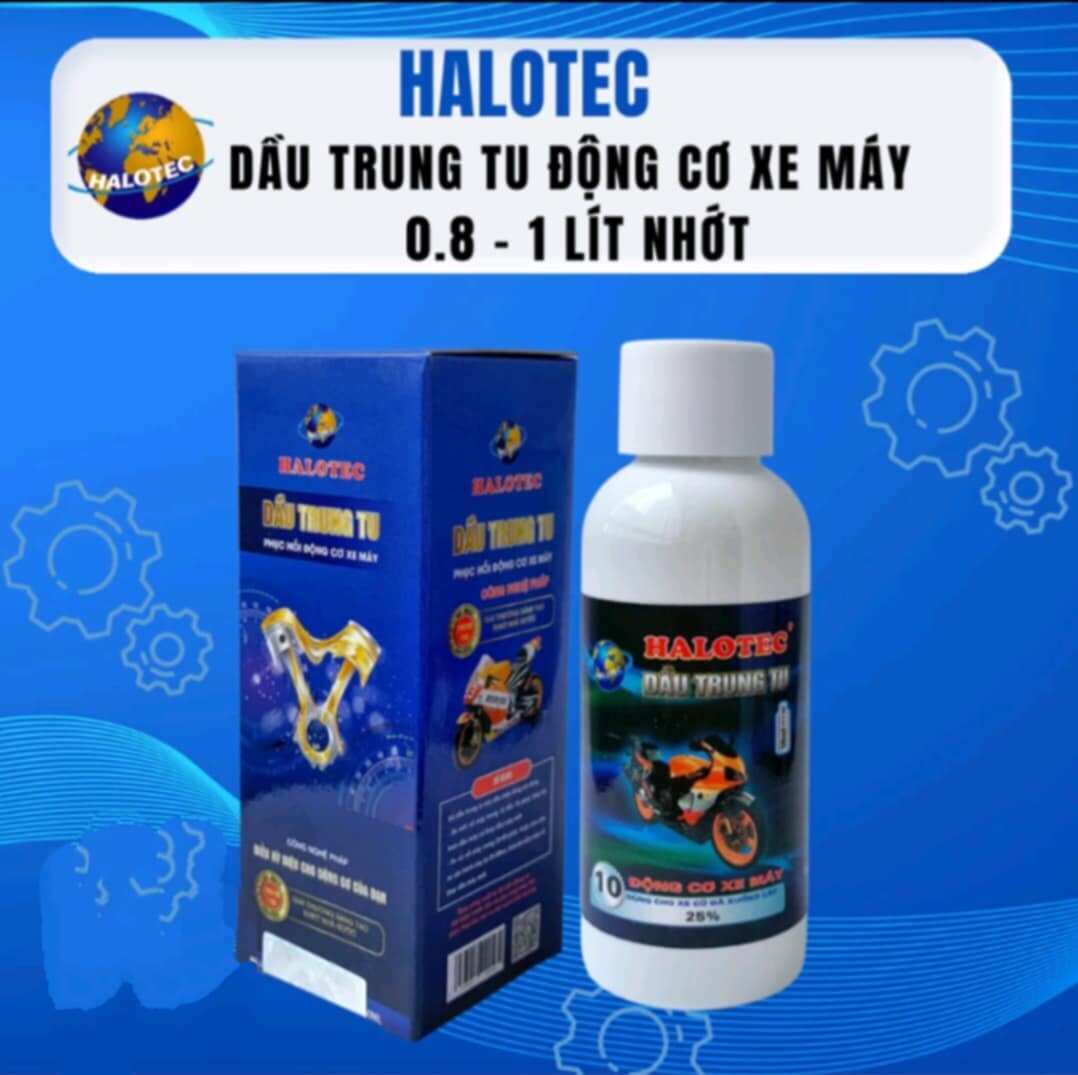 Dầu trung tu động cơ Halotec dành cho xe máy 50ml