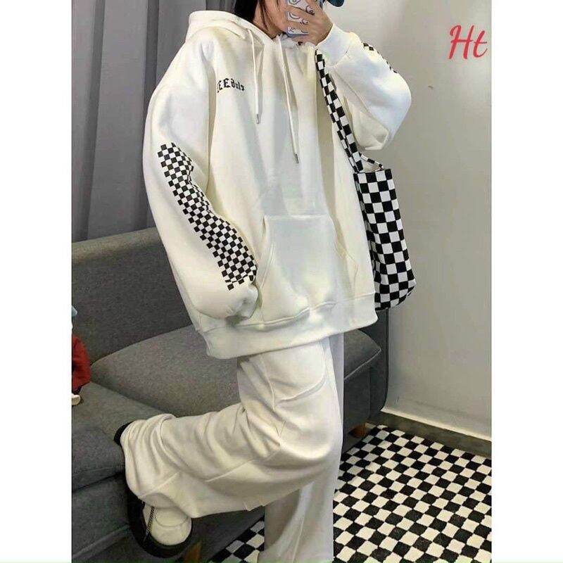 Áo hoodie local caro tay