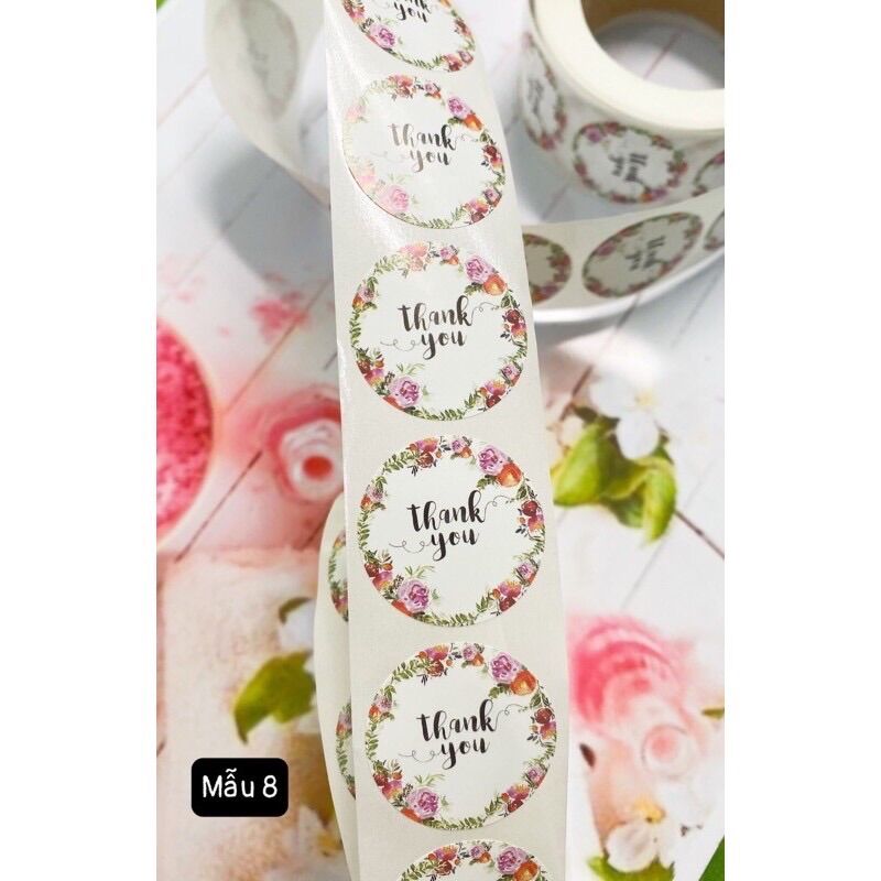[HCM]Sticker in chữ Thank You (set 20 tem)