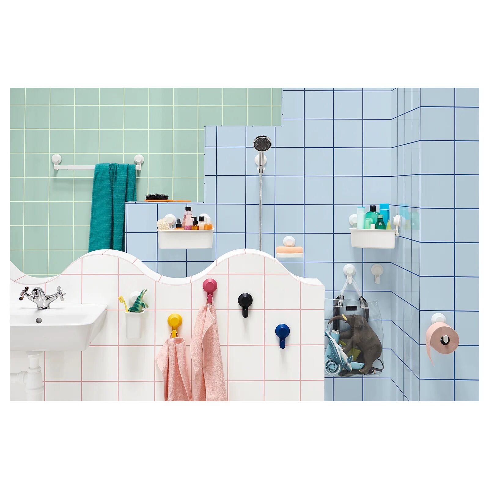 Ống cắm bàn chải 18cm cao cấp IKEA