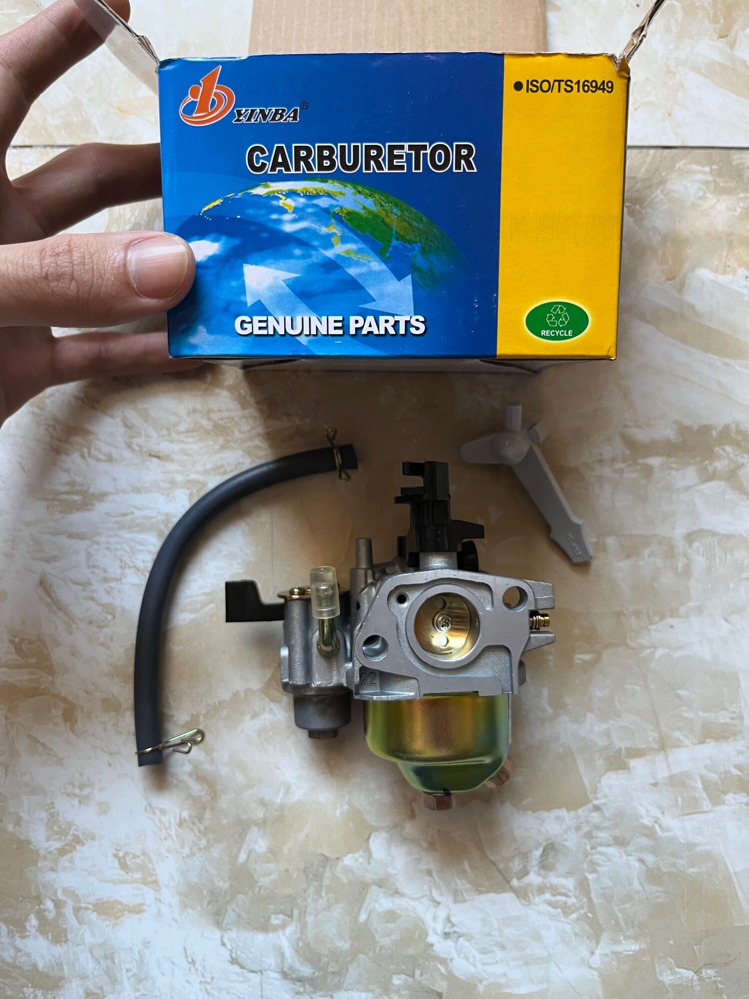 Bình xăng con honda 5.5hp, 6.5hp bộ chế hoà khí honda